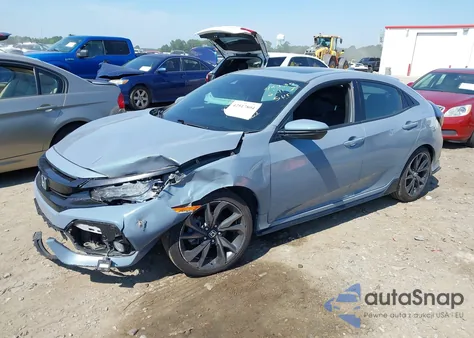 2018 Honda Civic Sport Touring from USA, damaged, VIN SHHFK7H99JU220514